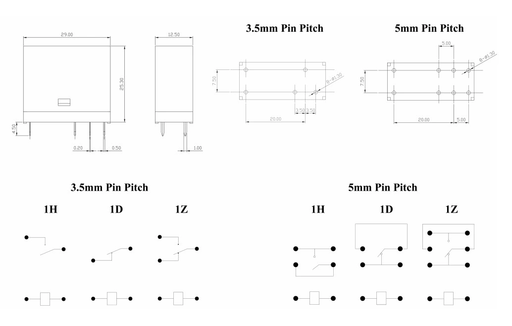 PCB Relay NNC69A-1Z (JQX-14FC-1Z) Used in Modular Electrical Control